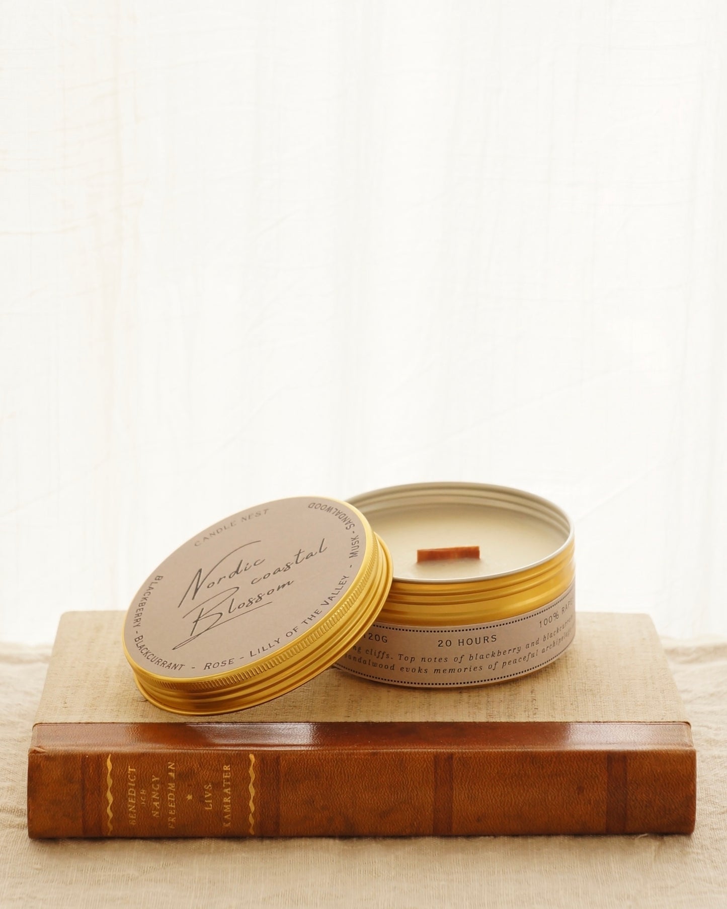 Travel Candle- Nordic coastal Blossom - Doftljus