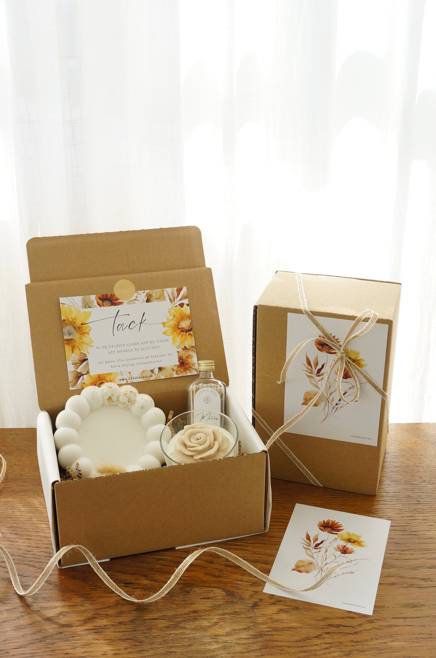 Presentboxar- Doftljus & Doftpraliner