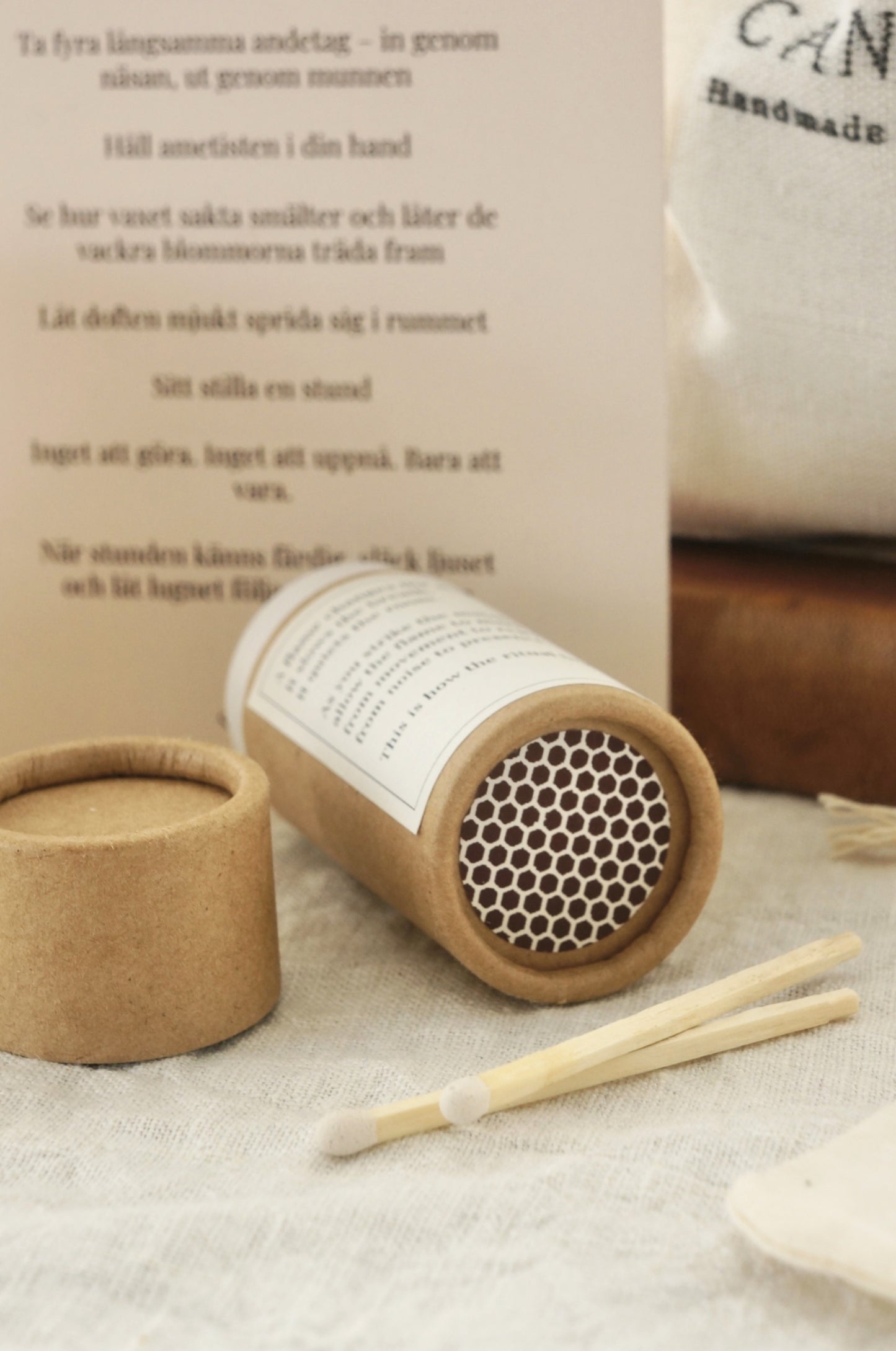 En lugn stund – self care kit med aromalampa, doftpraliner & ametist