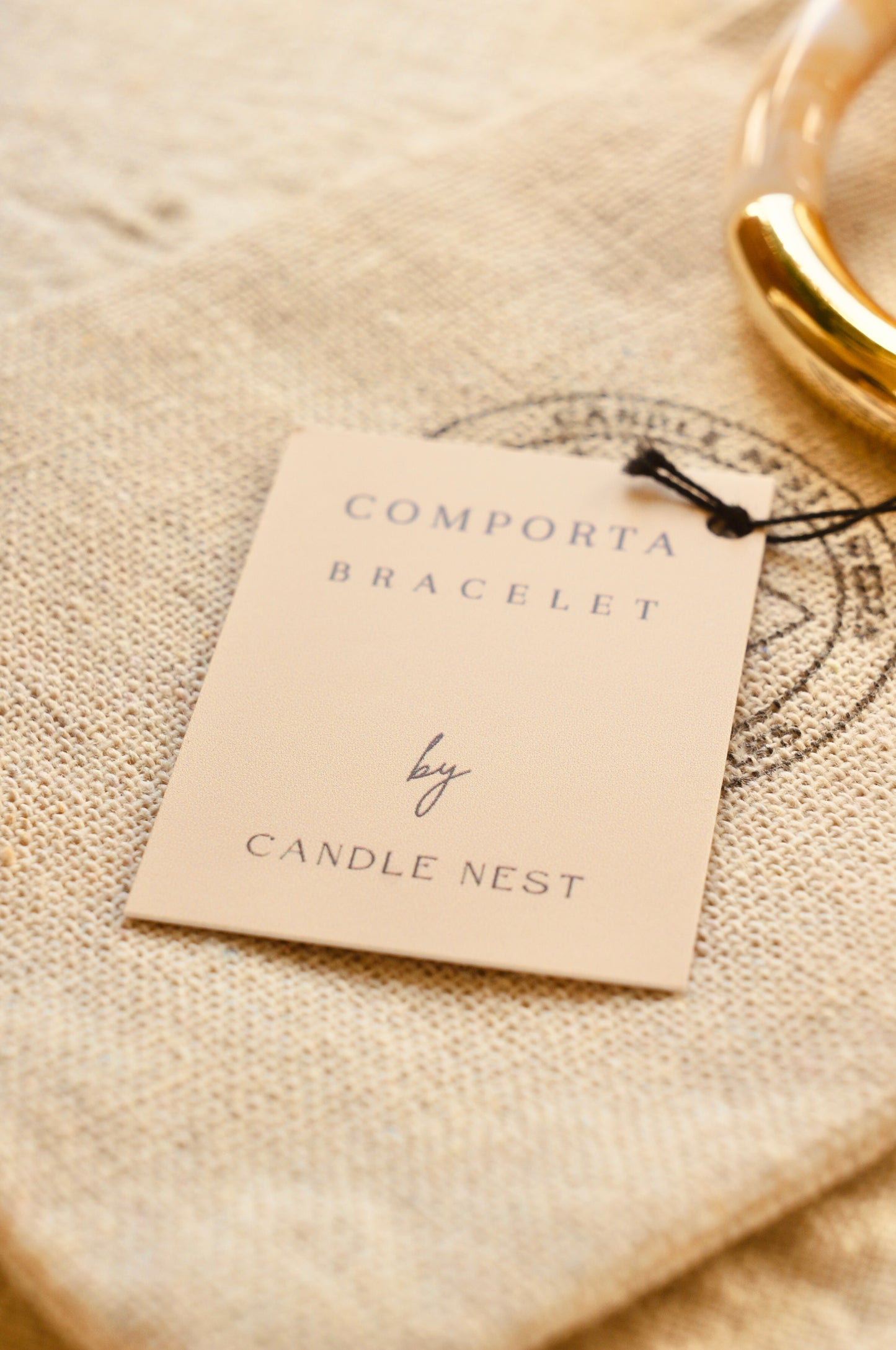 Comporta armband – gula toner & gulddetaljer (Mimosa & Coastal Gold)